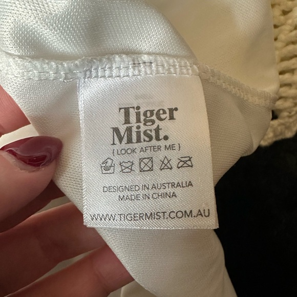 Tiger mist Braxton dress strapless crochet boho vacation beach size XS - Picture 4 of 11